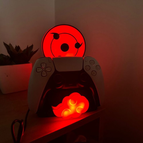 PS5 Controller Stand Naruto Akatsuki with Led, new