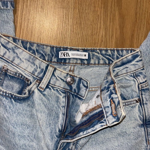 Wide jeans Zara like new, blue, straight cut