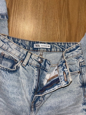 Wide jeans Zara like new, blue, straight cut