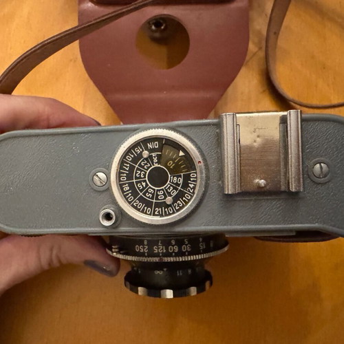 Smena 35mm camera used, Soviet Union 1961