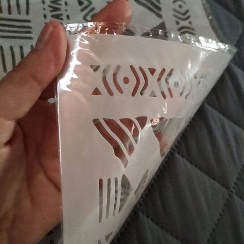 Stencil size A4 new, flexible translucent plastic