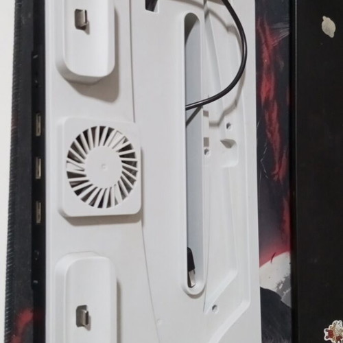 PS5 RGB Stand like new with cooling fan and dual controller charging