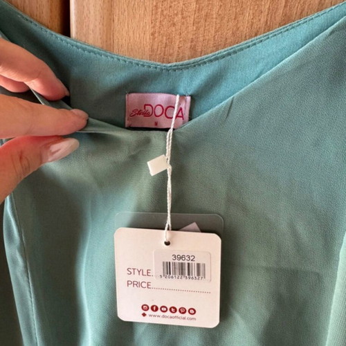 Doca dress new, turquoise, size Medium