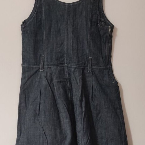 Denim Medium Cotton Dress like new, gray and blue