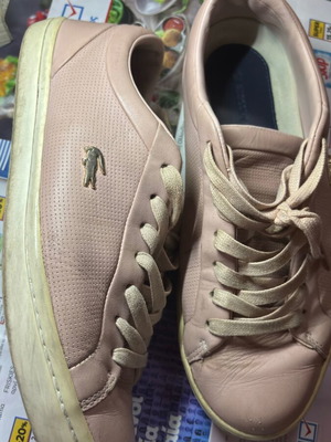 Lacoste sneakers μεταχειρισμένα, νούμερο 41, ροζ σομόν