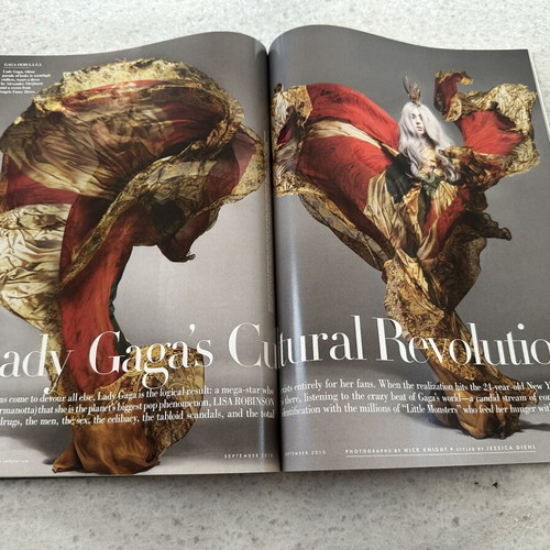 Vanity Fair Magazine Lady Gaga 2010 like new, collectible