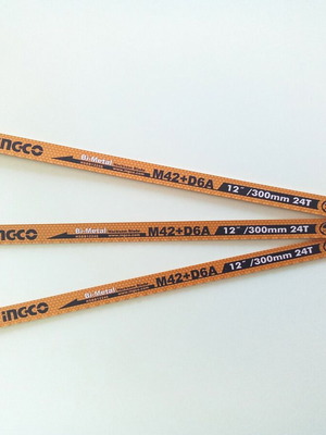 Ingco HSBKT12245 λάμες σιδηροπρίονου 300mm 3τμχ καινούργιο