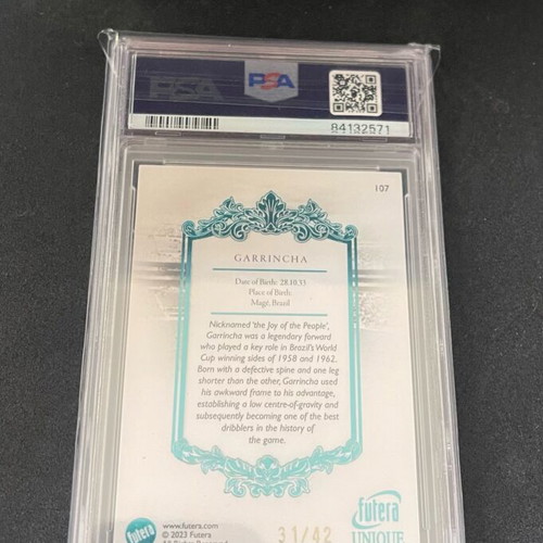 PSA and auto cards used