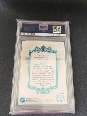 PSA and auto cards used