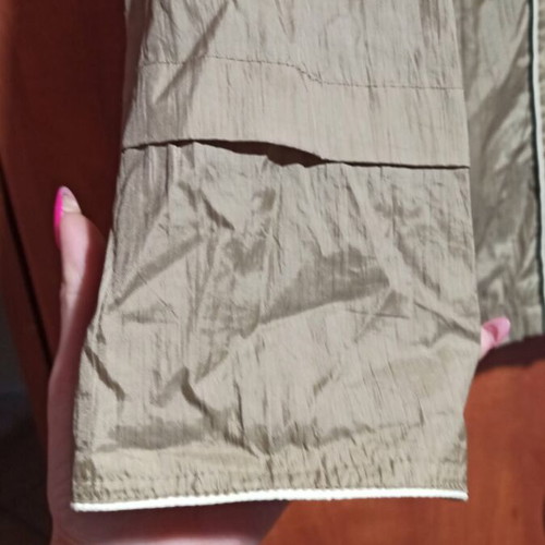 Seasonal jacket with hood like new, beige, size S