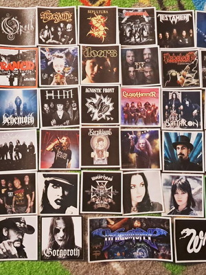 Heavy Metal stickers pack of 40, like new