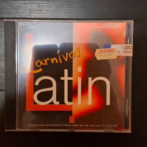Carnival Latin CD used, country genre compilation