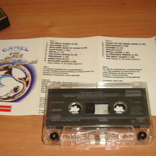 Camel The Snow Goose cassette used, progressive rock