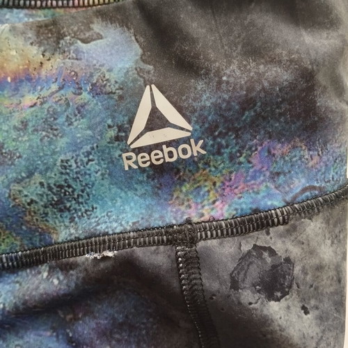 Reebok XS multicolor gym leggings like new