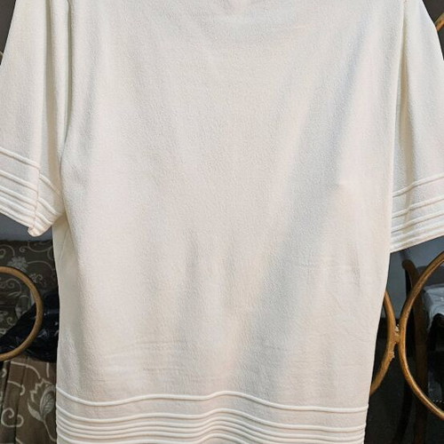 Escada women's short-sleeve top like new, white, size XL