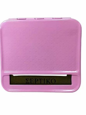 Sertiko rolling cigarette case 9x8 cm pink new
