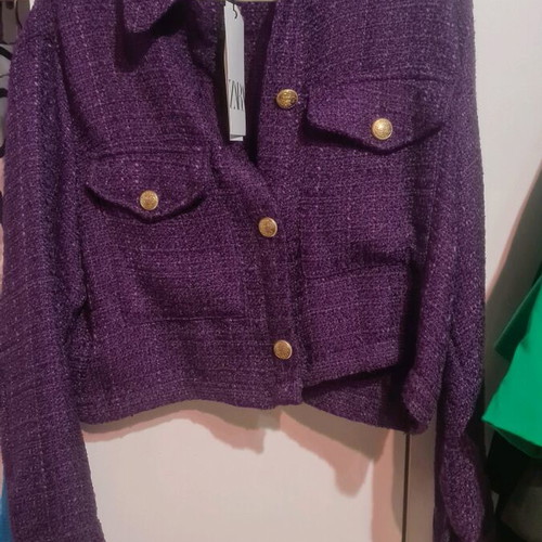 Zara jacket new, size XS, purple