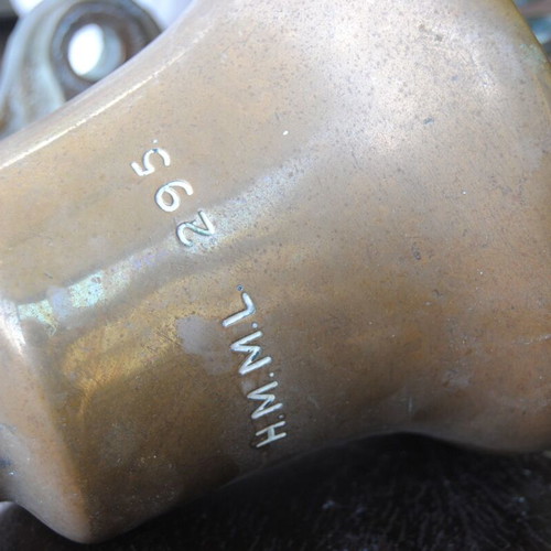 Bell from English German submarine hunter used, 1916-17