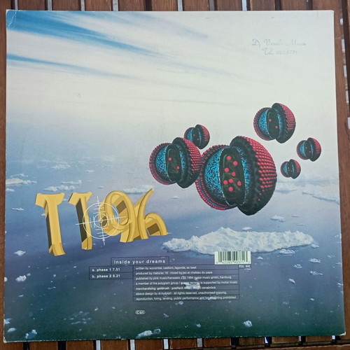 U 96 Inside Your Dreams vinyl like new