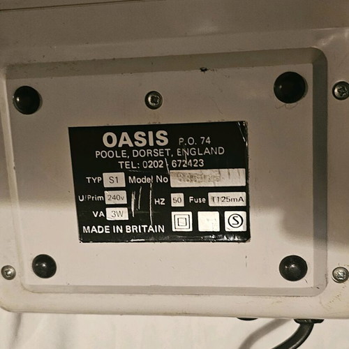 Mini room ioniser used, Made in Britain, 3W