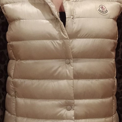 Moncler Liana sleeveless down vest new, white, size M
