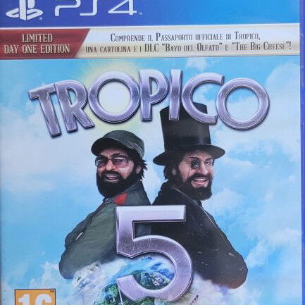 Tropico 5 Limited Day One Edition PS4 game, Europe version