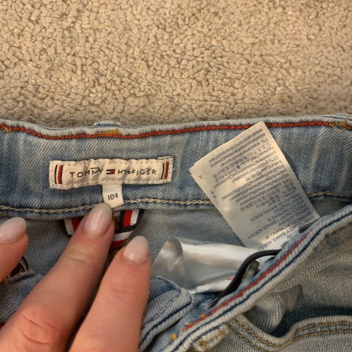 Tommy Hilfiger girls' jeans like new, size 104 cm, blue