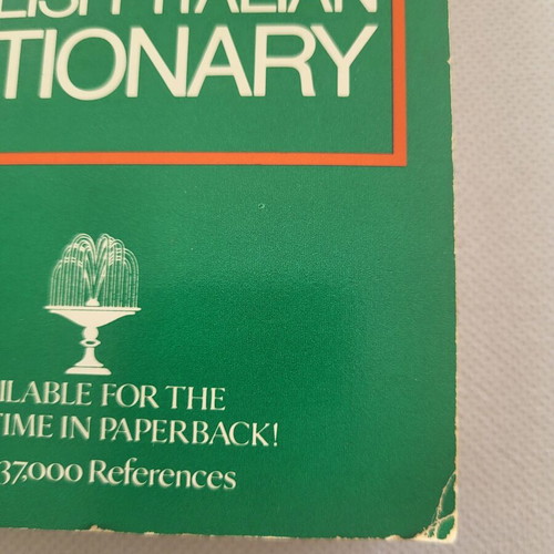 Collins Italian-English English-Italian Dictionary used, bilingual