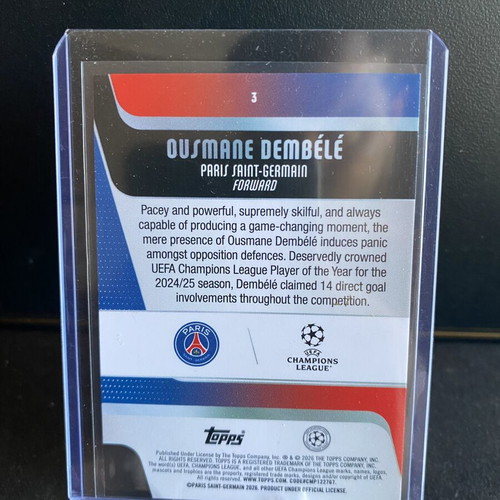 Ousmane Dembele UCL Team of the Season card like new