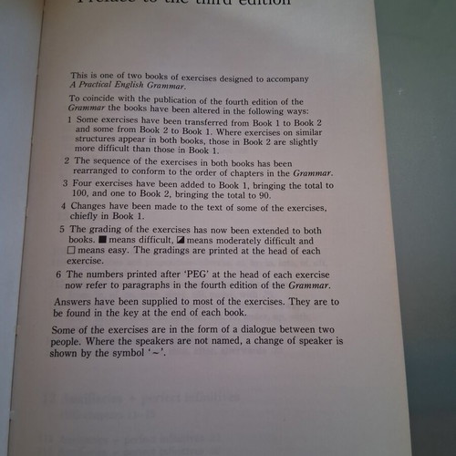A Practical English Grammar Exercises 2 used, Greek language