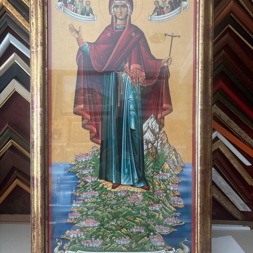 Mount Athos icon new, dimensions 45x78