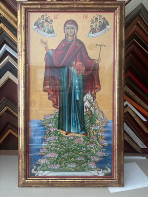 Mount Athos icon new, dimensions 45x78