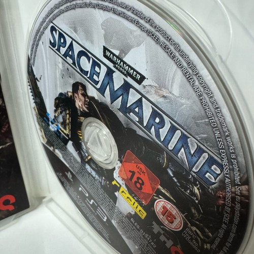 PlayStation 3 (PS3) game SpaceMarine Warhammer 40K Elite Armour Pack like new