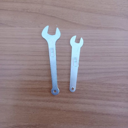Polygonal German wrenches 10 and 17 like new set