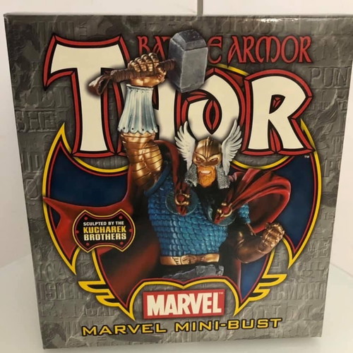 Thor Battle Armor Bowen Bust new, limited edition, rare #1189/3000 Marvel Comics