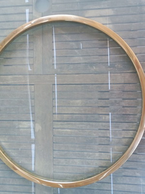 Brass wreath 60cm like new