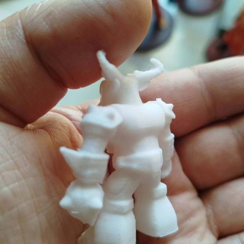 Buffalo figure printed new