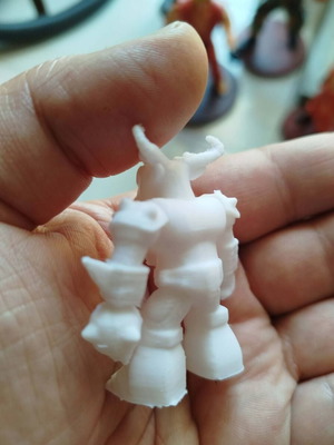 Buffalo figure printed new