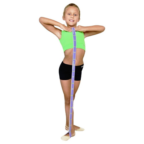 Pastorelli rhythmic exercise band used, purple