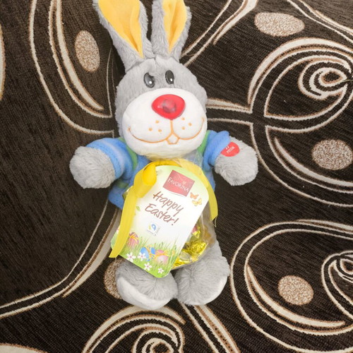 Plush Bunny new with chocolates and candies, Old MacDonald Had a Farm