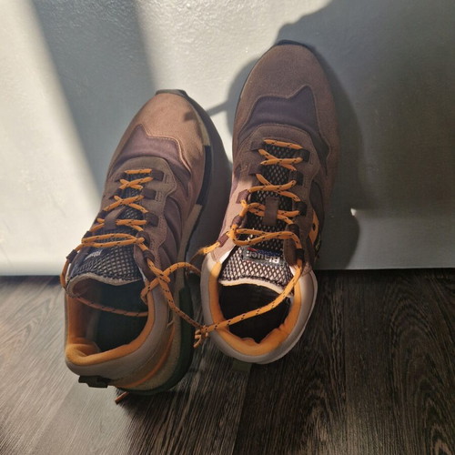 Blauer men's sports shoes like new, size 44, brown with orange and green accents