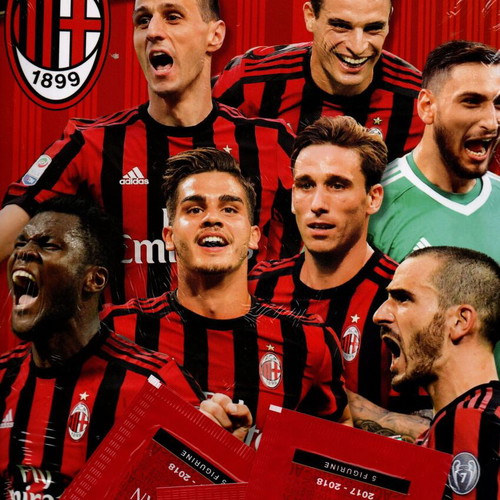 Milan 2018 official sticker collection album new, collectible