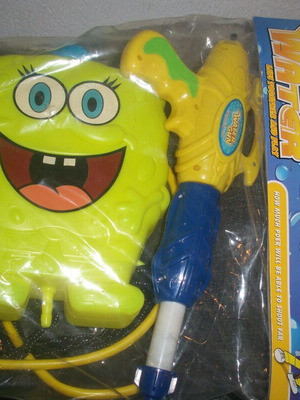 SpongeBob Water Gun new in packaging