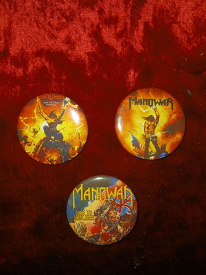 Κονκάρδα Manowar καινούργια, μέγεθος 3,2cm