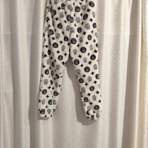 Fleece pants like new, size M, multicolor