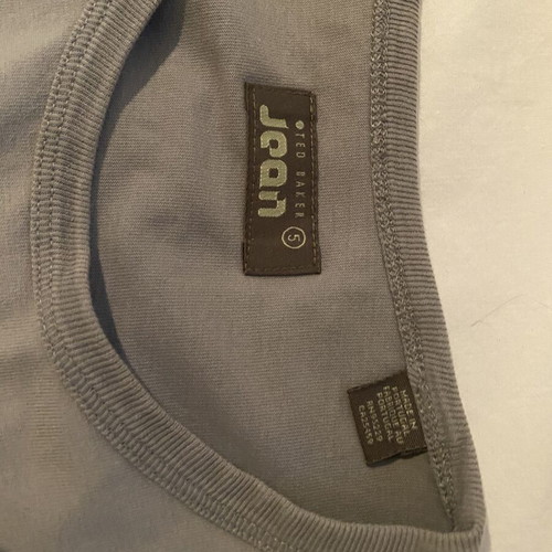 Ted Baker T-shirt gray, like new, width 60 cm