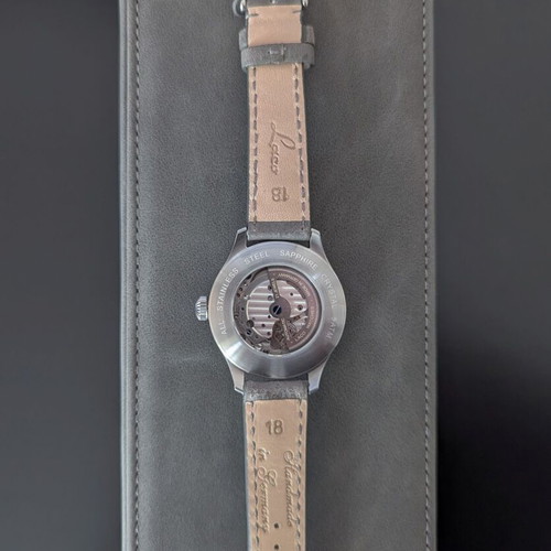 Laco Augsburg Grau 39 Automatic Watch new