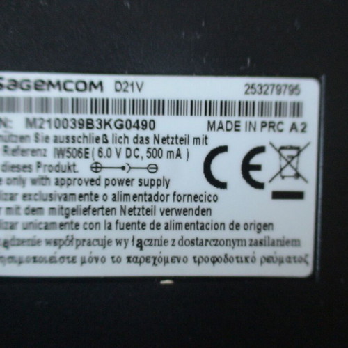 Sagemcom phone bases used, wireless, silver