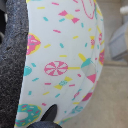 Children's Bicycle Helmet used, size 25c, for girls