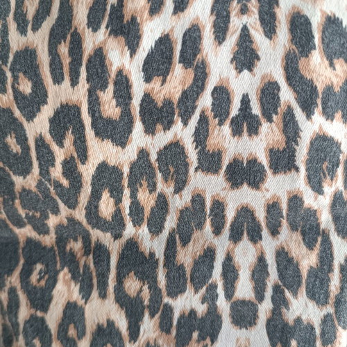 Nina Carter leopard denim pants, size M / 38